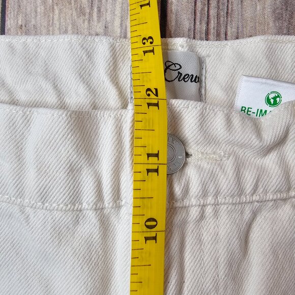 J.Crew High Rise 90s Classic Straight Carpenter Jean Cotton Organic Natural 29 - Picture 11 of 15